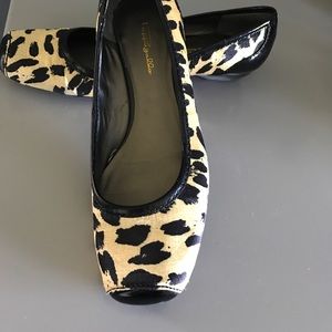 Leopard ballet flats