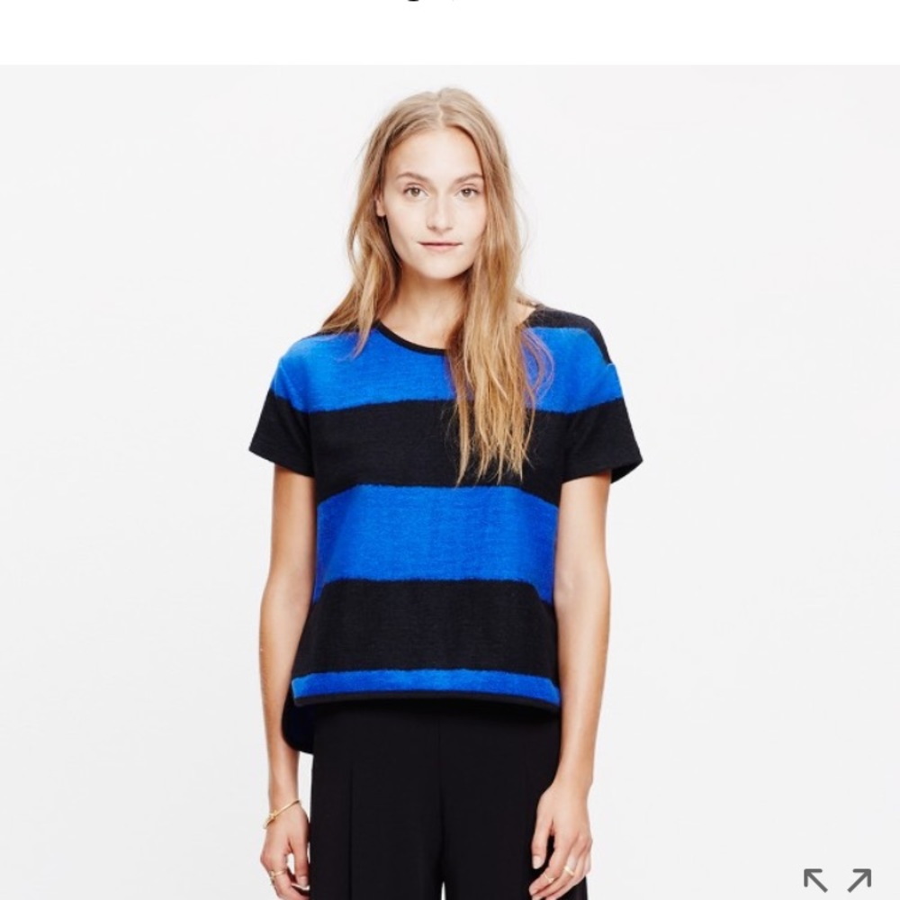 ✨HP✨🎉Madewell brushed rugby striped top