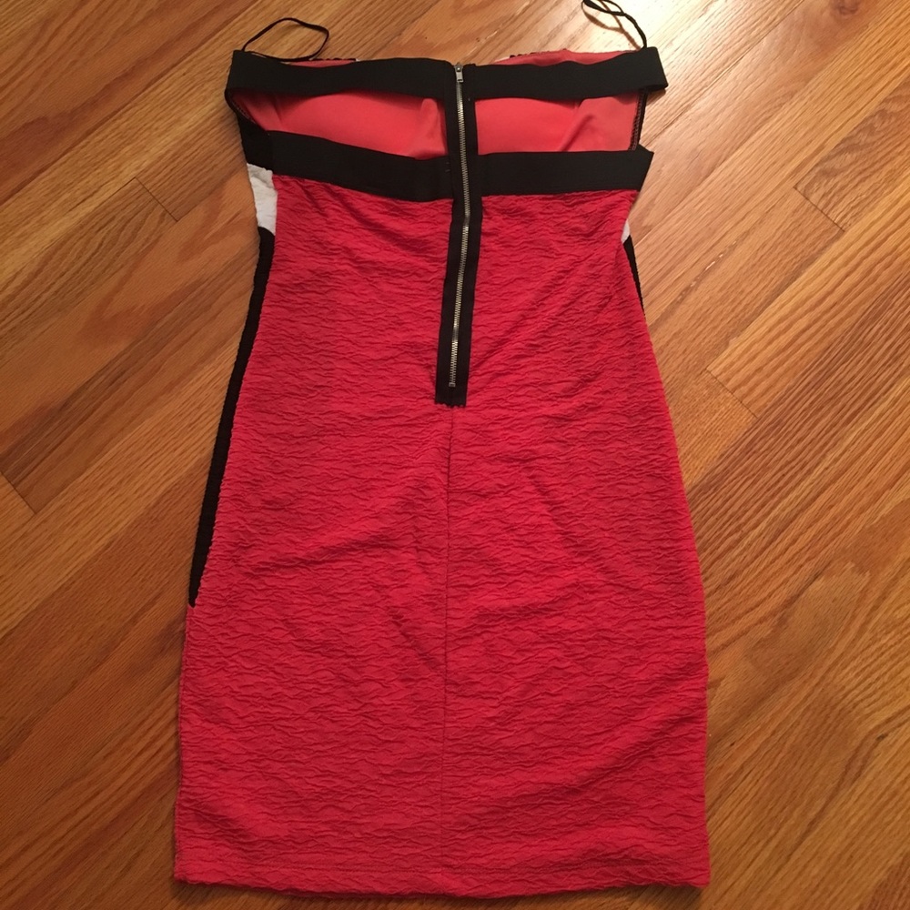 Colorblock Strapless dress - Picture 5 of 7