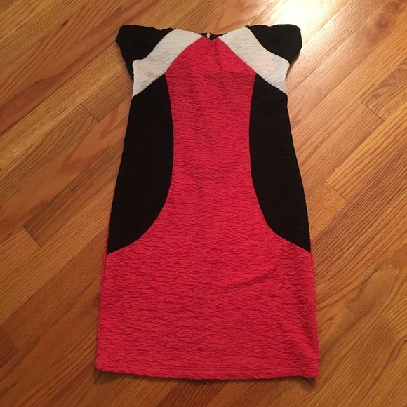 Colorblock Strapless dress - Picture 2 of 7