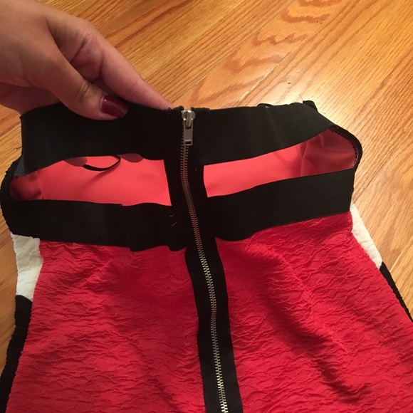 Colorblock Strapless dress - Picture 6 of 7