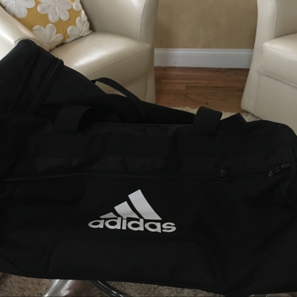 adidas paneled roll duffel bag