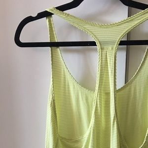 Lululemon 105 singlet : lemon yellow