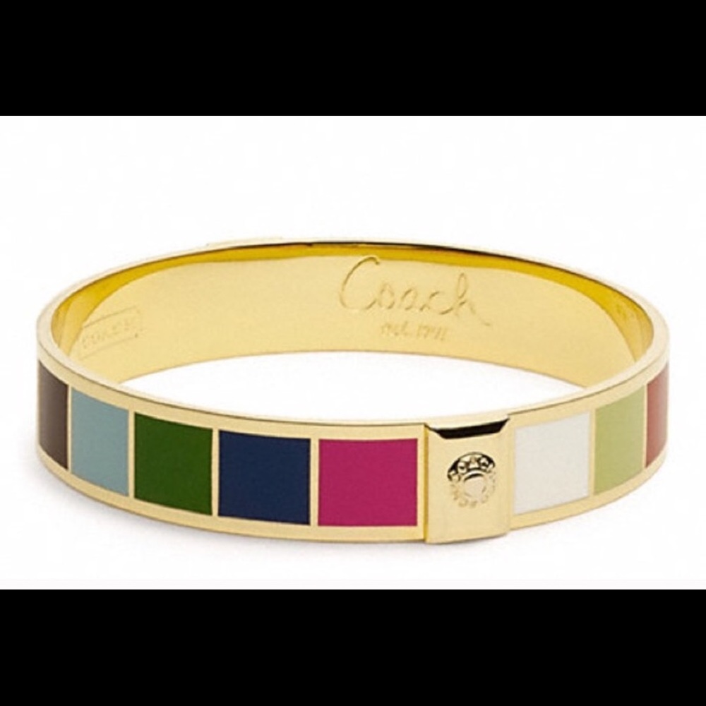 Coach Half Inch Legacy Bangle - Picture 2 of 2