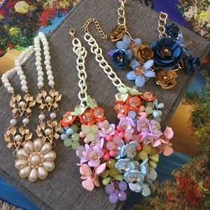 Statement necklaces 3 pack