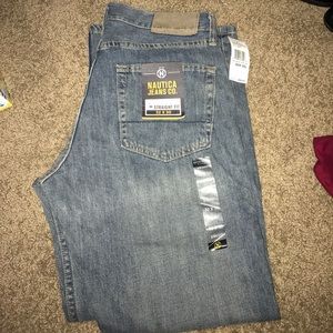 Nautical Jeans Co. Medium Wash Straight Cut Jeans