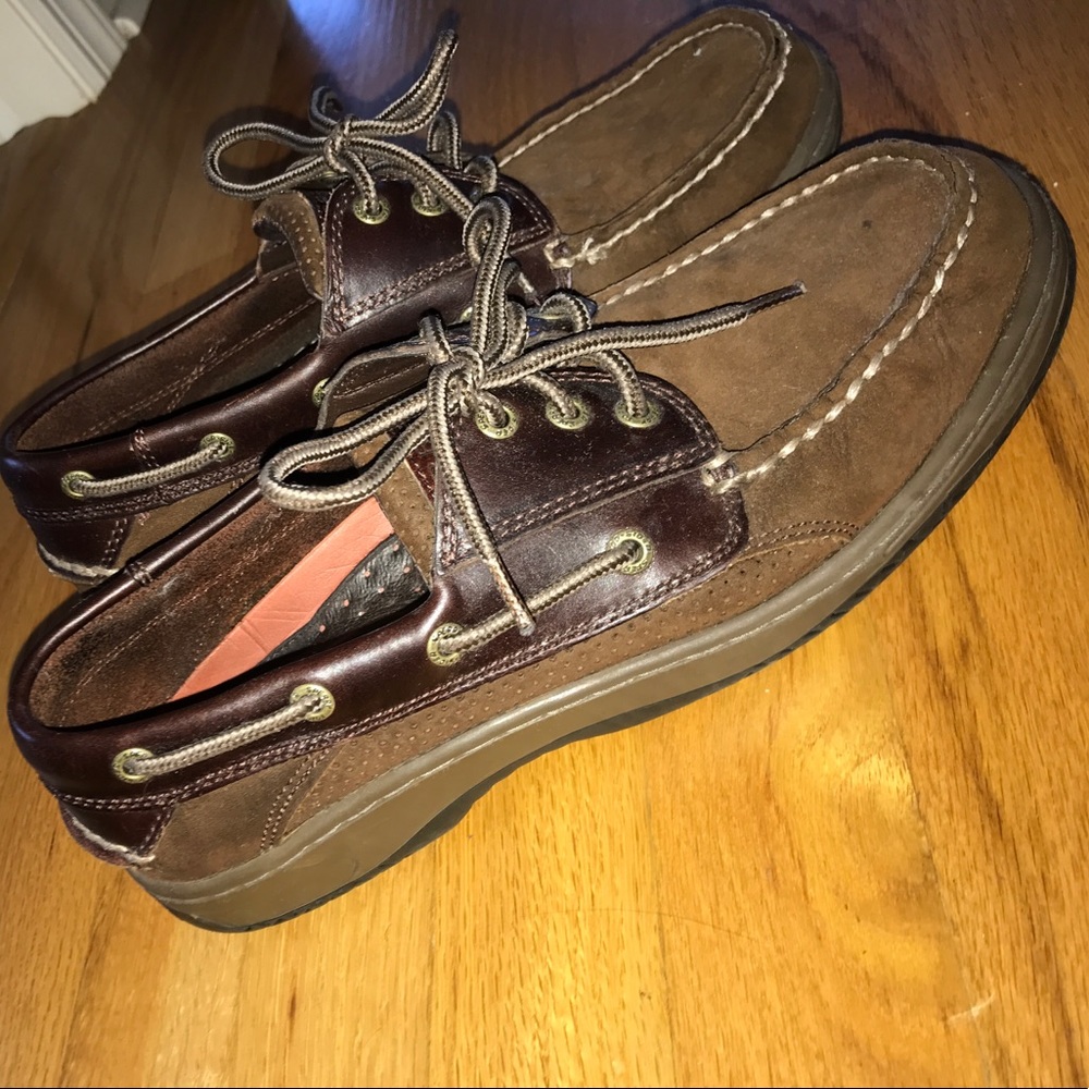 Sperrys %💯 real dark leather used only 3 times