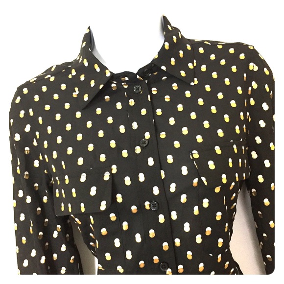 whowhatwear Tops - 🖤Who What Wear Polka Dot Blouse🖤