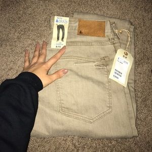 H&M Super Slim Khaki Jeans