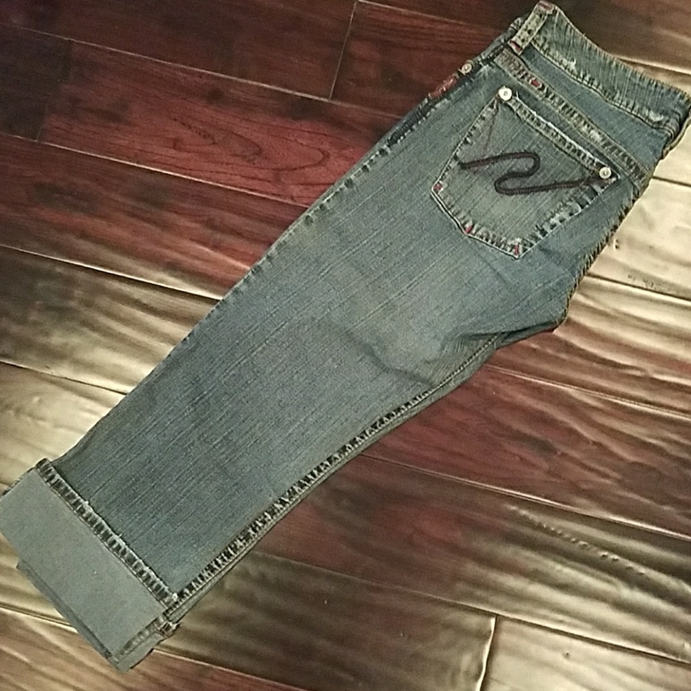 Silver capris