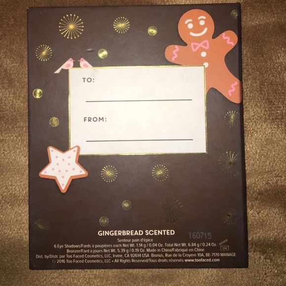 Too Faced Gingerbread Cookie Xmas Palette - Picture 4 of 4