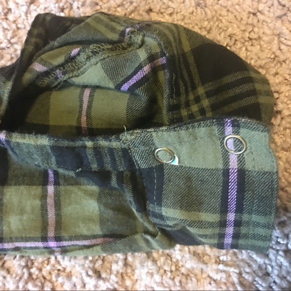 Arizona Sequin Plaid Button Up Shirt - Picture 5 of 6