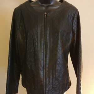 Faux Leather Jacket