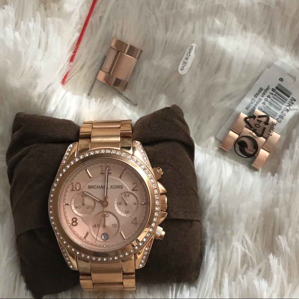 Rose Gold Michael Kors ‘Blaire’ watch