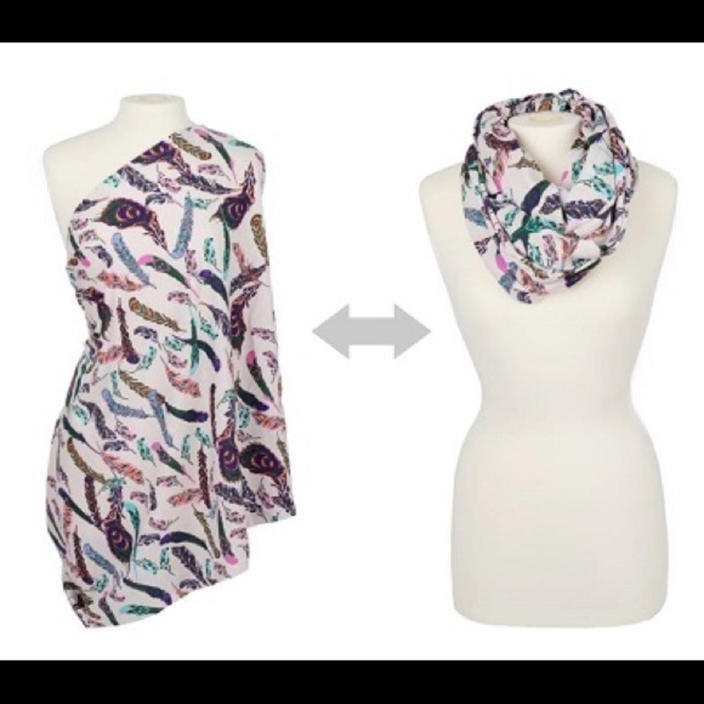 Itzy Ritzy Nursing Happens infinity Scarf