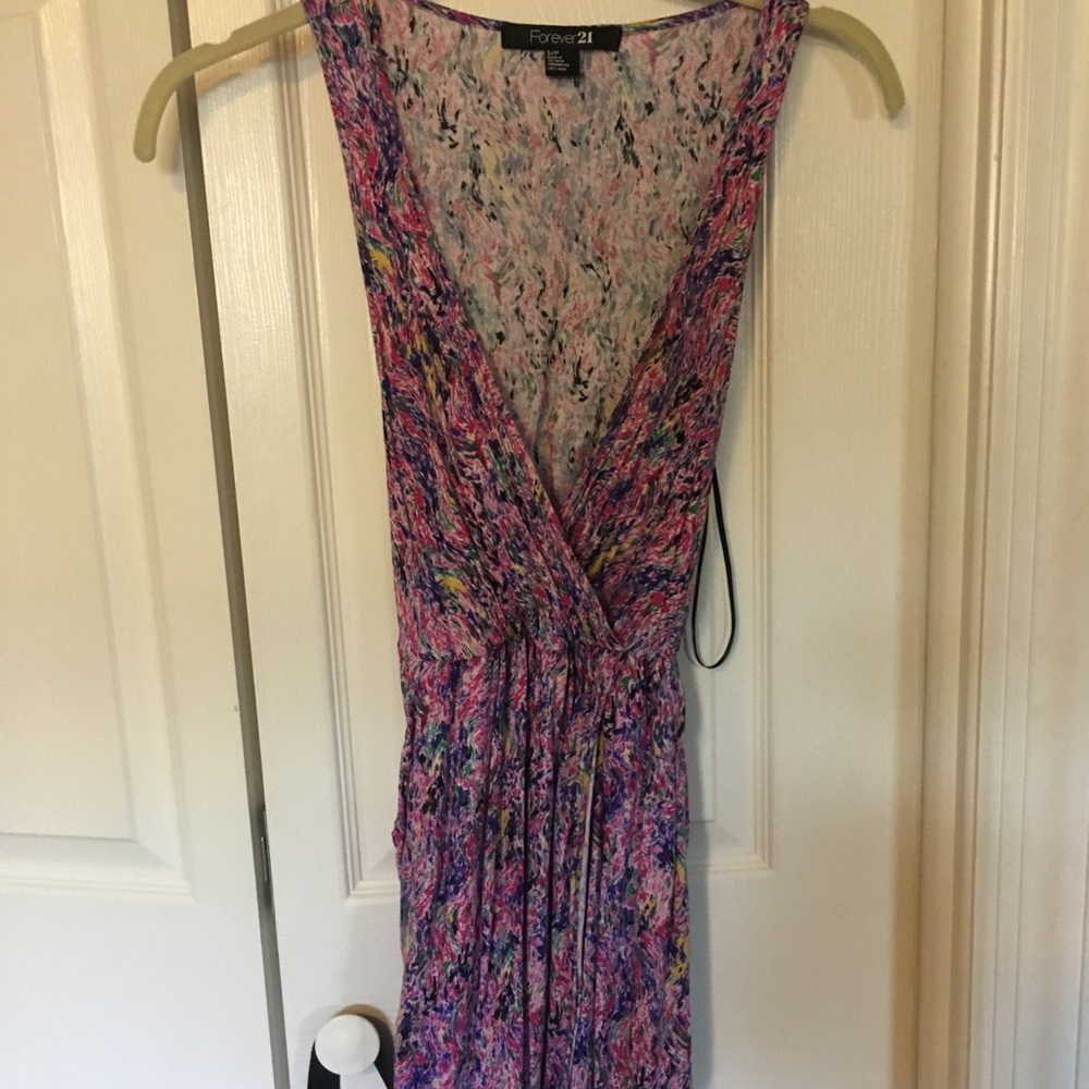 Multicolor wrap dress