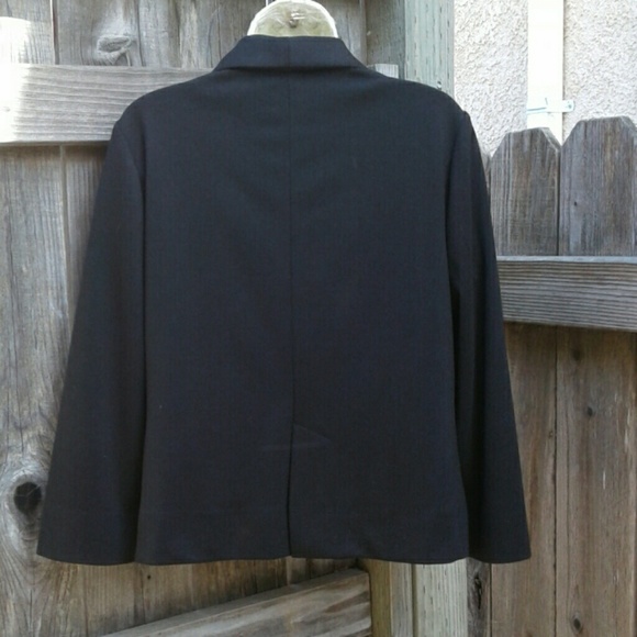 CHICO'S MONA BLACK KNIT JACKET NWT - Picture 3 of 3