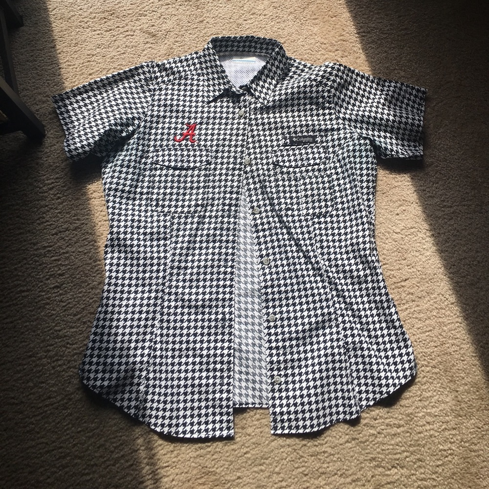women’s columbia pfg Alabama button up