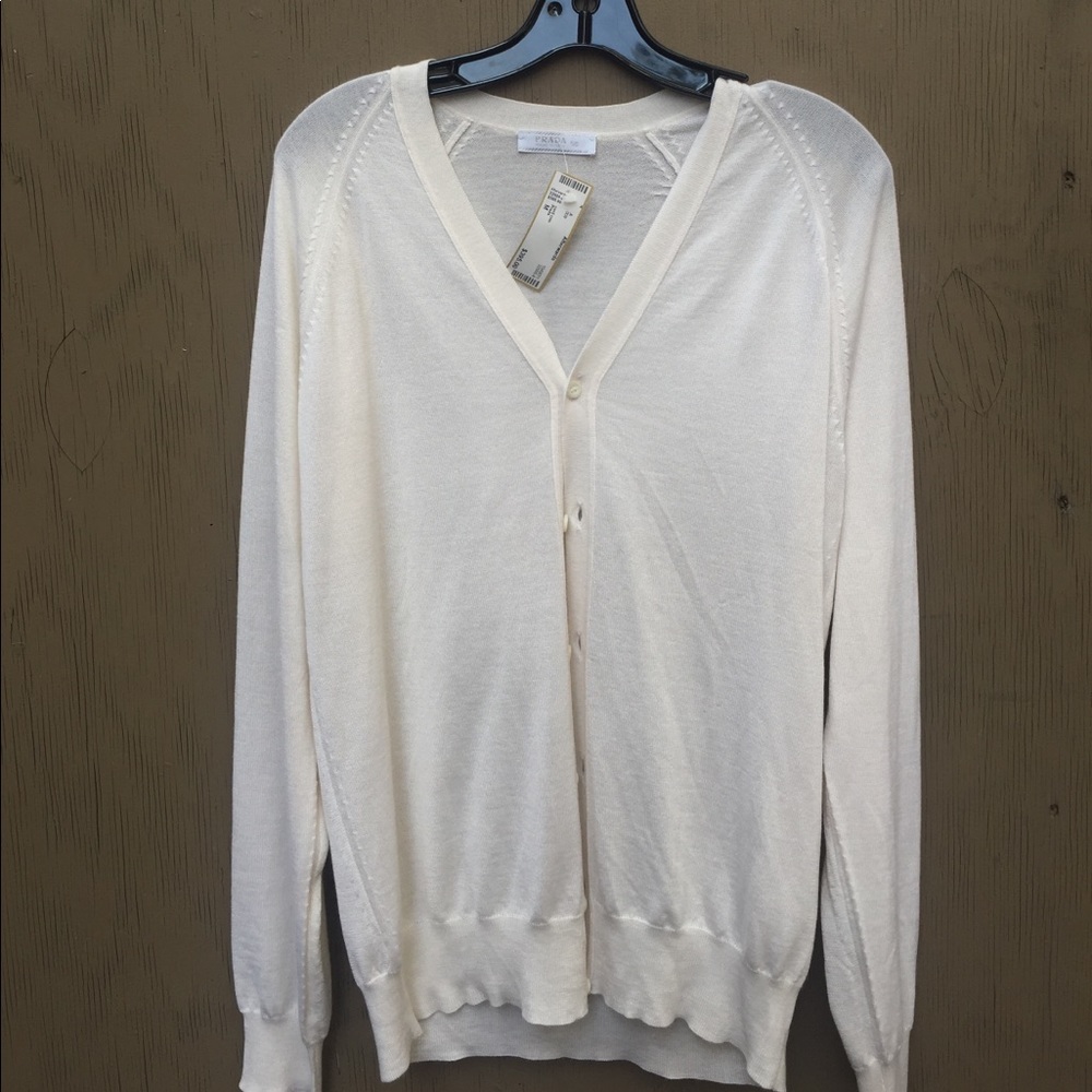 Prada Silk and Cashmere Cardigan
