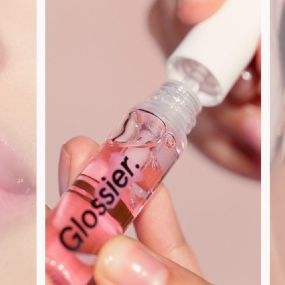 Glossier Clear lip gloss used once. Full bottle
