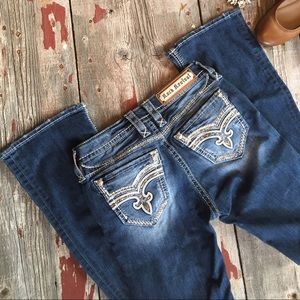 Rock Revival Mid Rise Bootcut Jeans