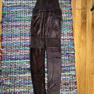 OOAK CROSSFOX velvet velour leggings
