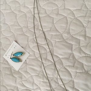 Kendra Scott Maxwell Drop Earrings & Necklace