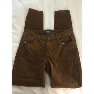 Rockstar skinny brown corduroy pants sz 8
