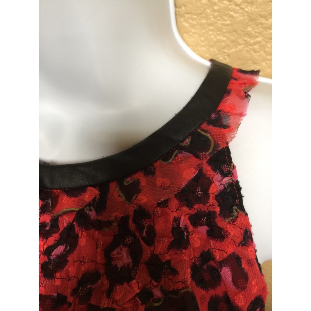 Only Macy's Impulse Bright Red With Leopard Print - image 3