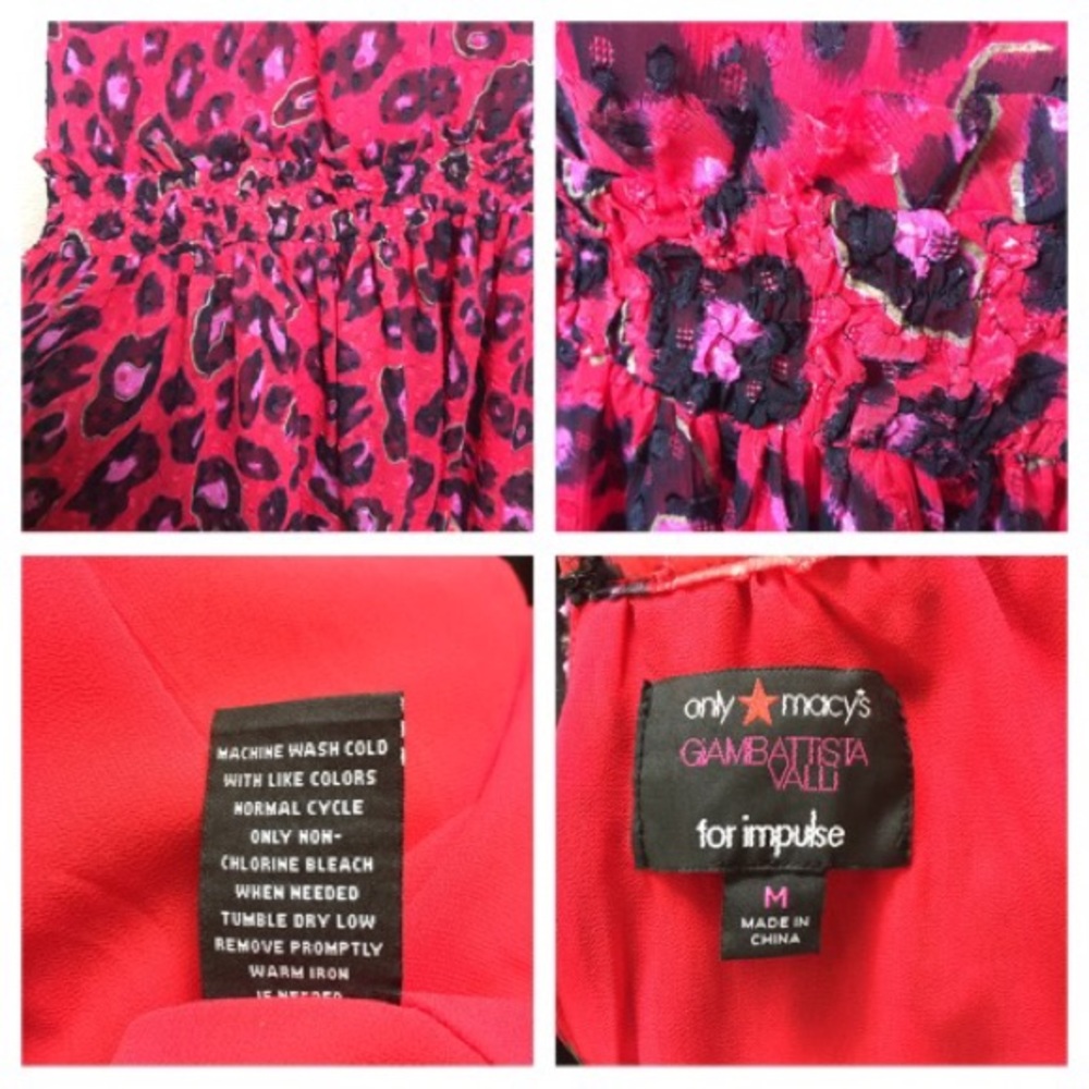 Only Macy's Impulse Bright Red With Leopard Print - image 4