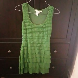 Green A line party dress
