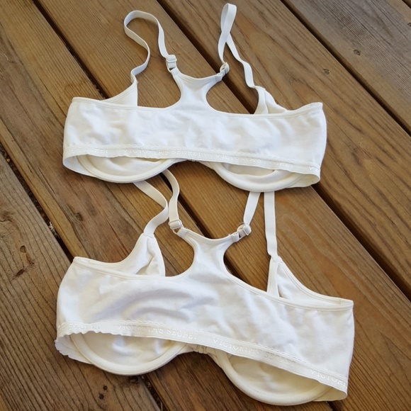 SALE Lot of 2 Cream 34D Victoria's Secret Bras - Picture 2 of 8