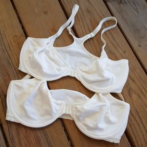 SALE Lot of 2 Cream 34D Victoria's Secret Bras