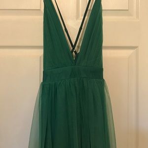 Tulle maxi dress