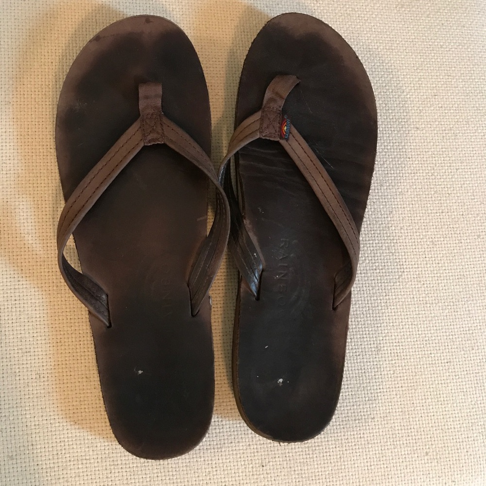 Size 8 Women's Rainbow Flip Flops