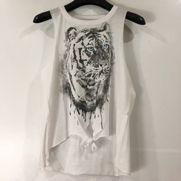  CHASER BLUE EYES CROPPED TANK - Picture 4 of 4