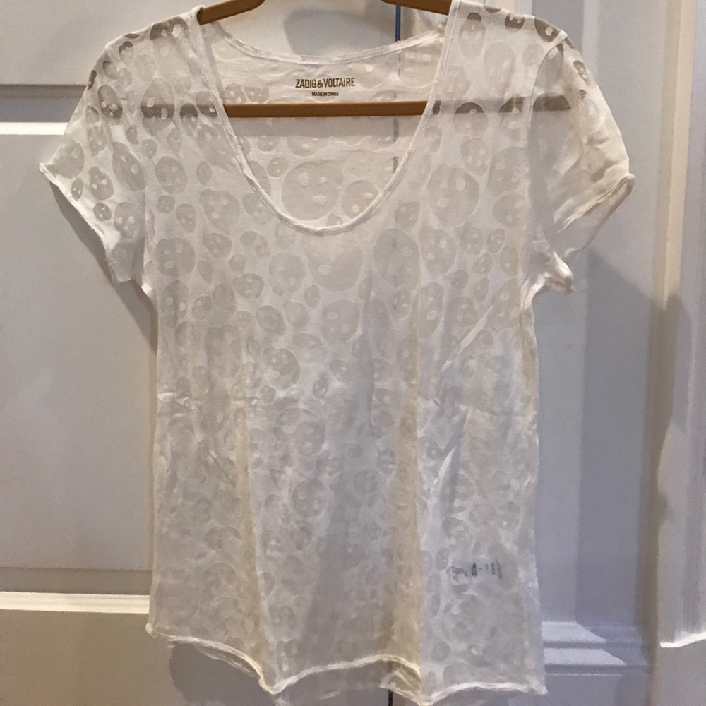 Zadig and Voltaire Skull Tee