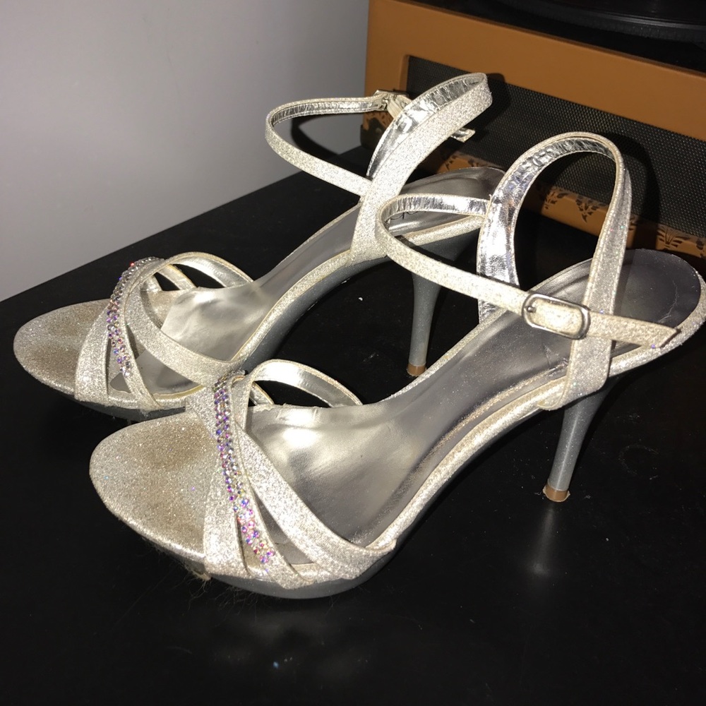 Silver heels!
