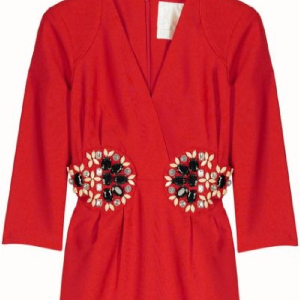 KARTA jewel embellished shift dress