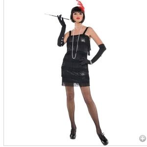Flashy flapper Halloween costume