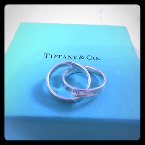 Tiffany & Company interlock silver ring