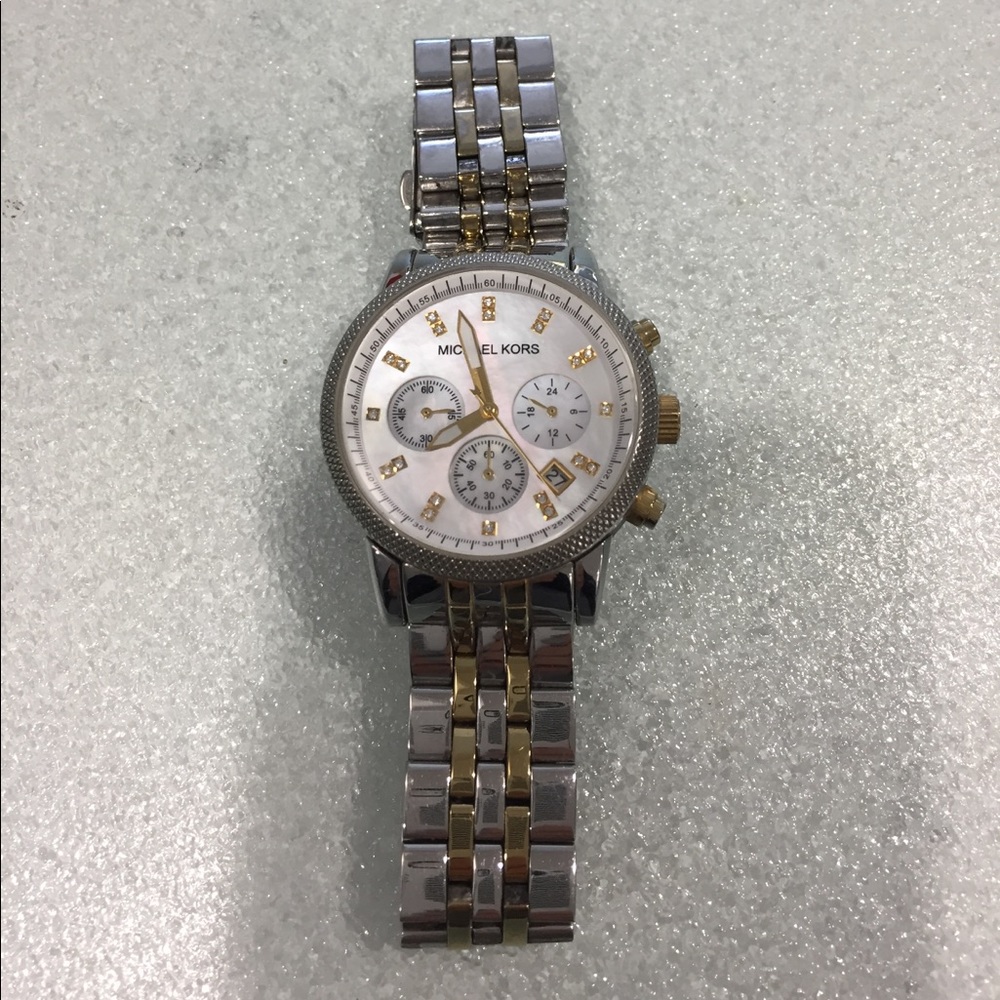 MK two tone watch - Picture 1 of 4