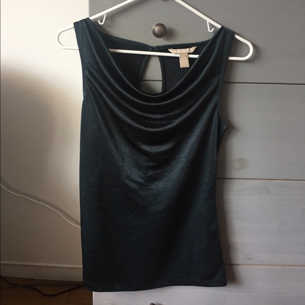 Banana Republic blouse XS dark green💚