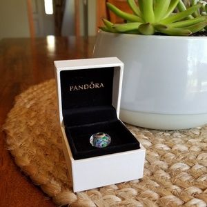 Pandora Tropical Sea Glass Charm EUC
