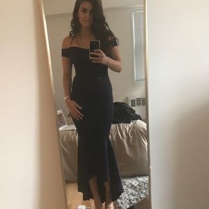 Off the Shoulder Mermaid Cocktail Dress