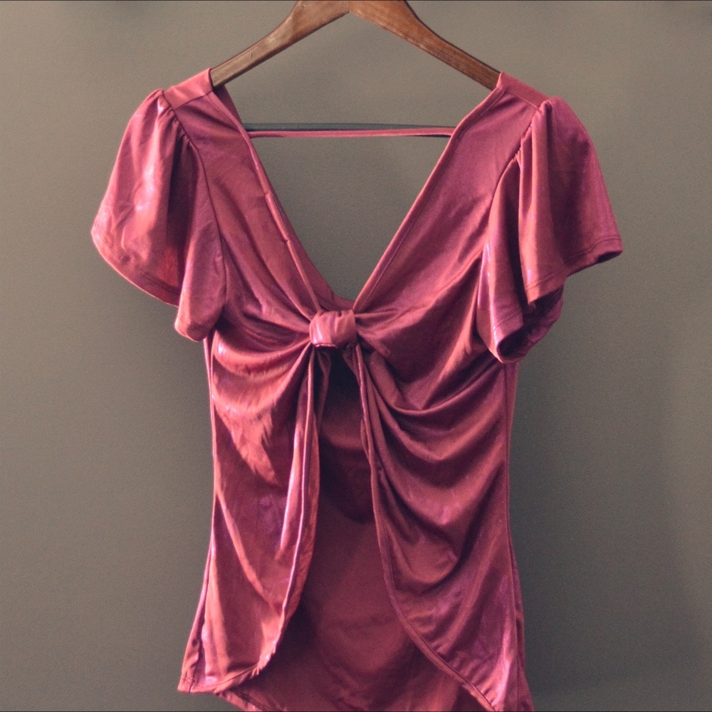 Charlotte Russe Open Back Top