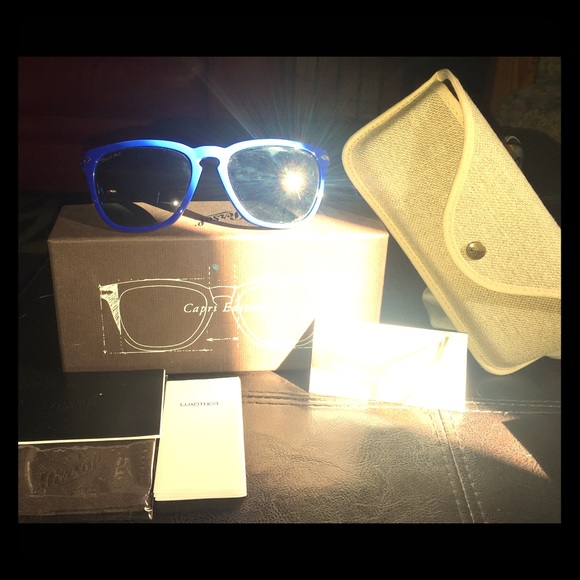 Signature Blue Capri Edition Persol Sunglasses - Picture 1 of 3