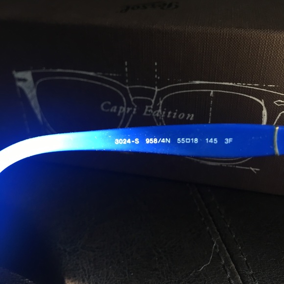 Signature Blue Capri Edition Persol Sunglasses - Picture 3 of 3