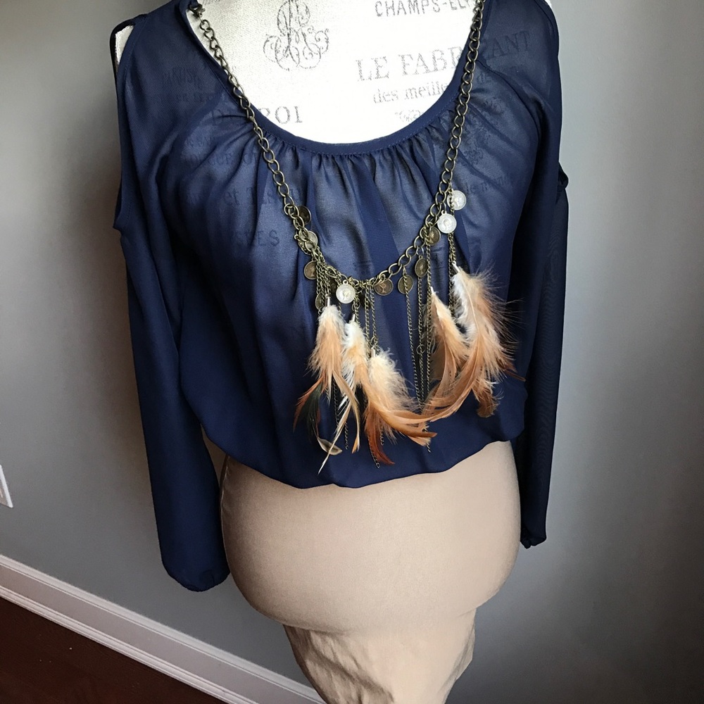 Mandee Navy & Cream Dress