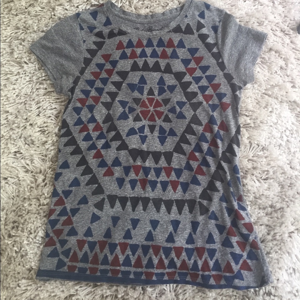 Lucky Brand Geometric Pattern Tee
